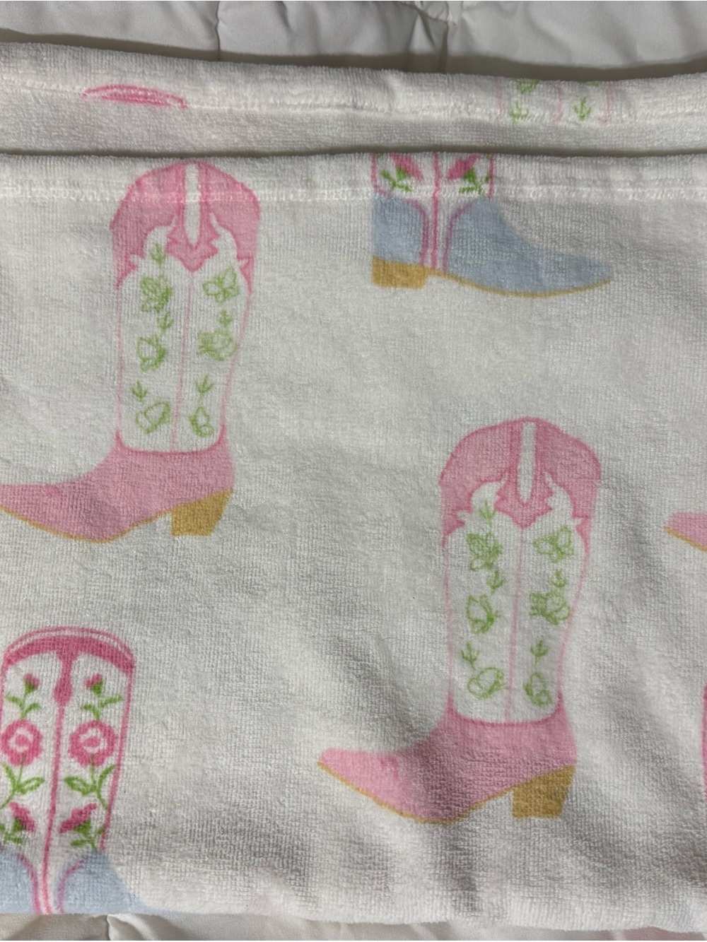Wrangler Cowboy Boots Bath Towel